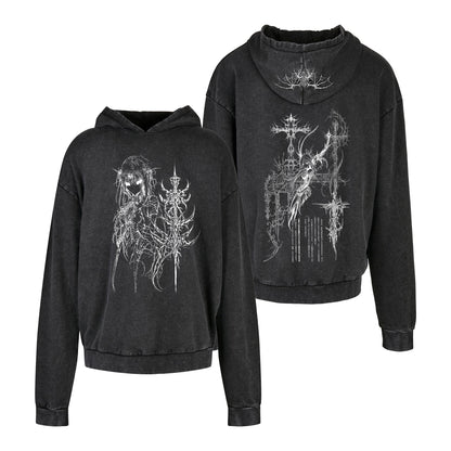 [PREORDER] Fallen Saint Acid Washed Oversized Hoodie